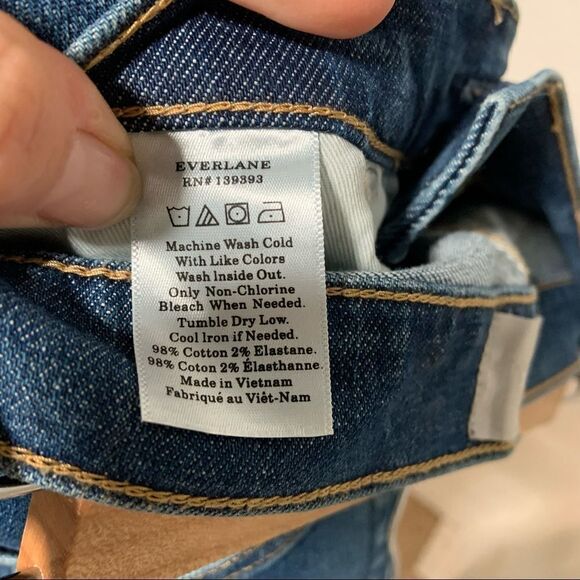 Everlane Hi Rise Skinny Medium Wash Size 26 Ankle Denim Jean (C13) - Picture 9 of 11